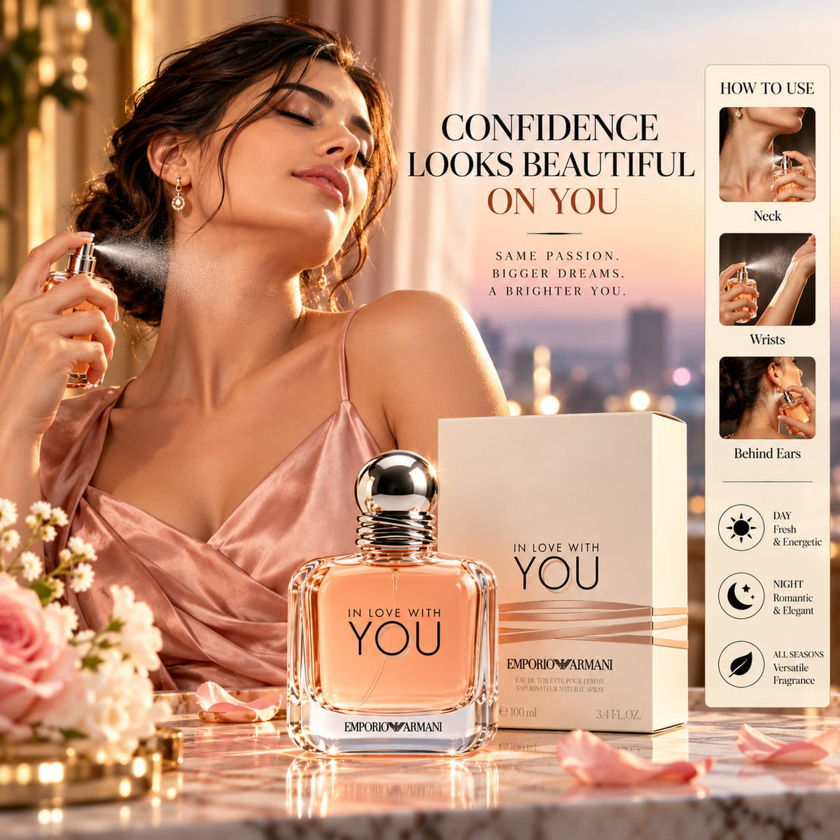 Emporio Armani In Love With You Eau de Toilette for Women 100ml