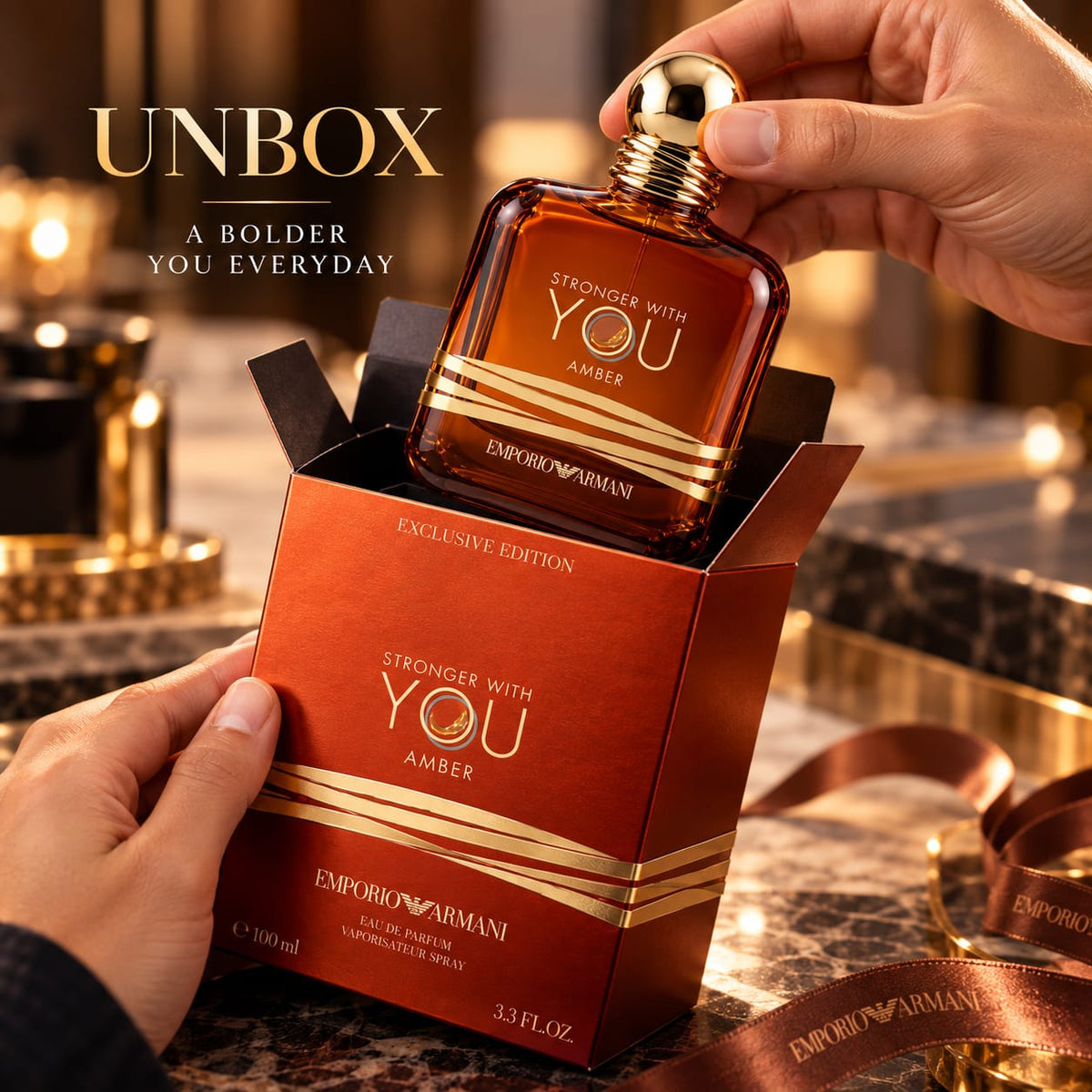 Emporio Armani Stronger With You Amber Eau de Parfum 100ml