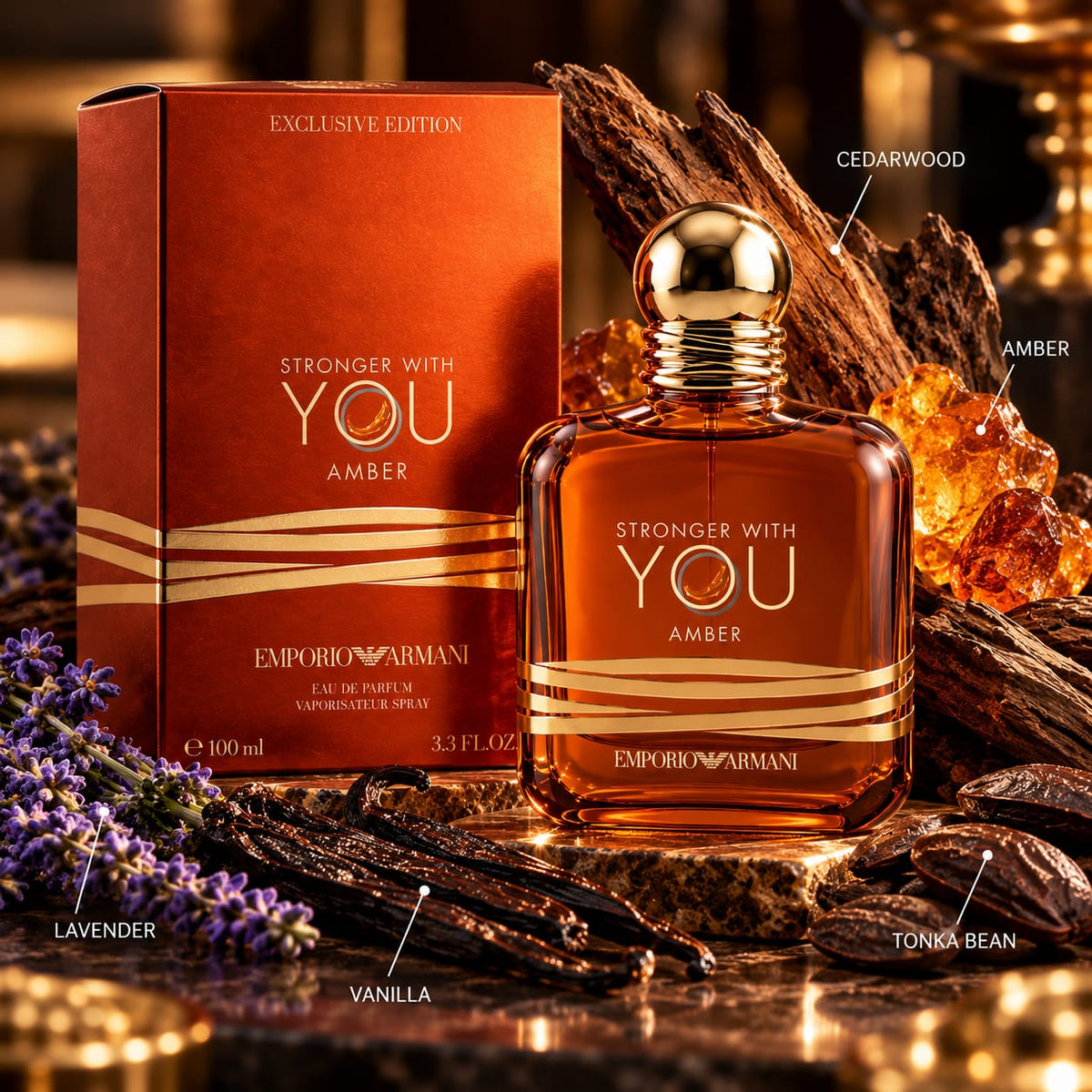 Emporio Armani Stronger With You Amber Eau de Parfum 100ml
