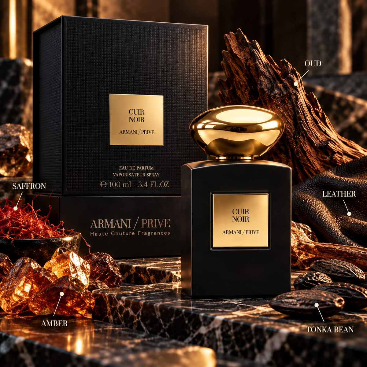 Armani Privé Cuir Noir Eau de Parfum 100ml