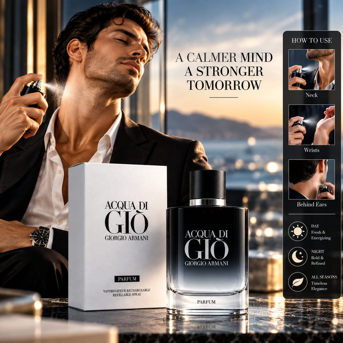 Giorgio Armani Acqua di Giò Parfum for Men – 100ml