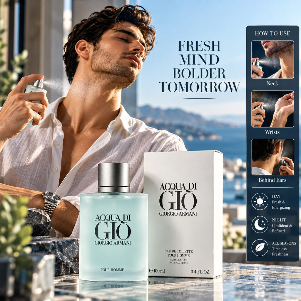 Giorgio Armani Acqua Di Giò Eau de Toilette for Men 100ml