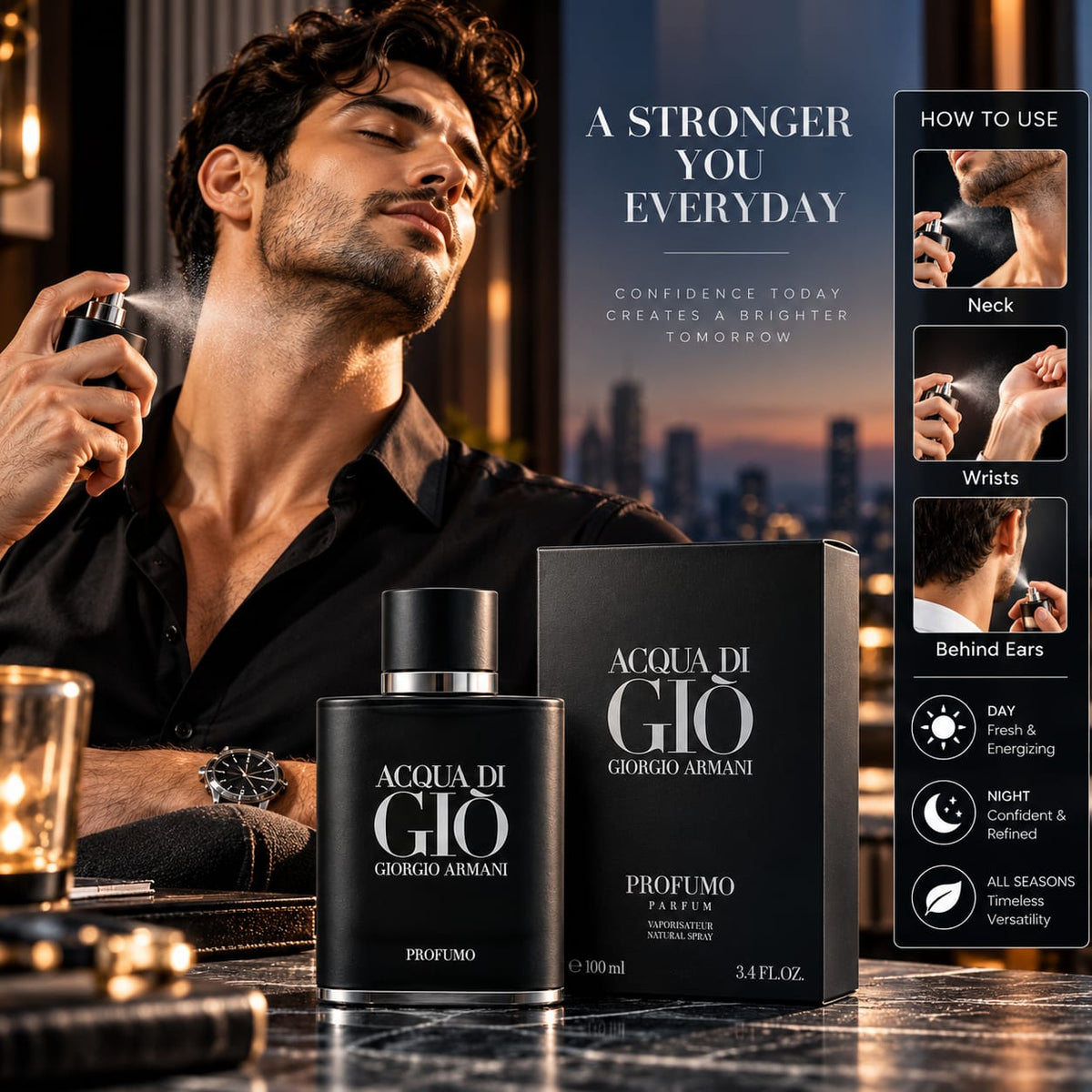 Giorgio Armani Acqua di Giò Profumo Parfum 100ml for Men