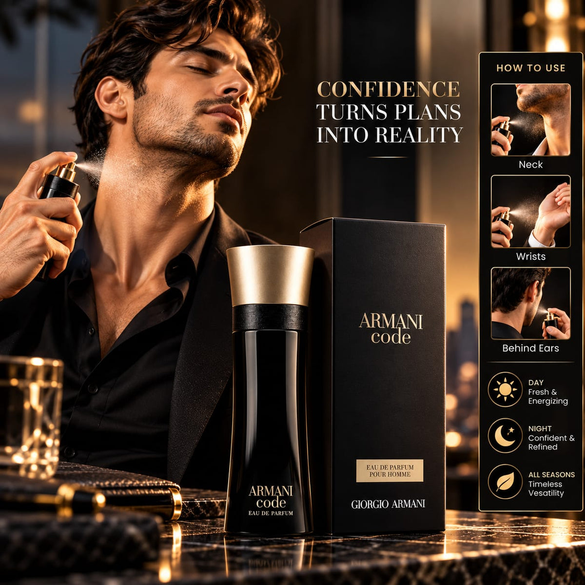 Giorgio Armani Armani Code Eau de Parfum for Men 75ml