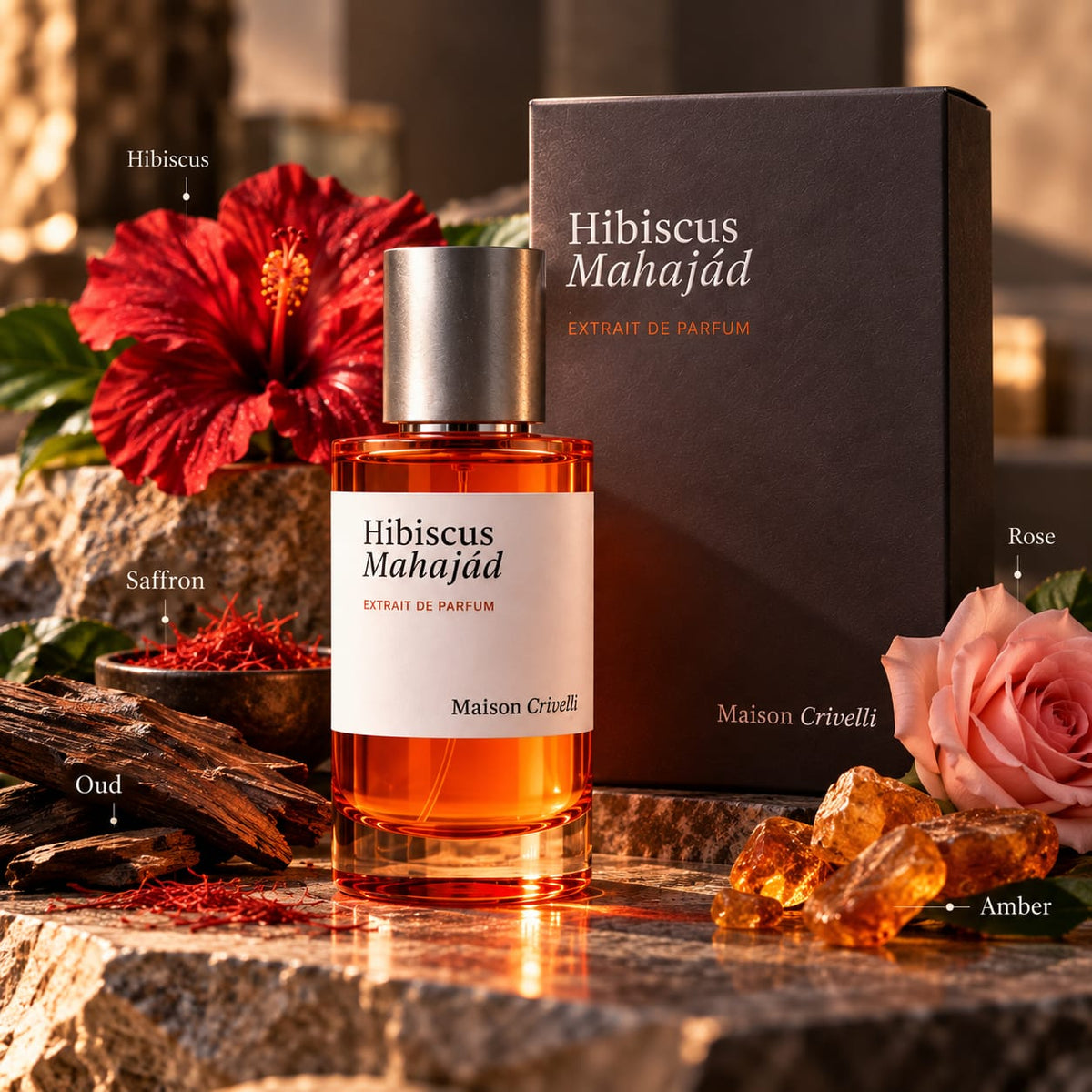 Maison Crivelli Hibiscus Mahajád Extrait de Parfum