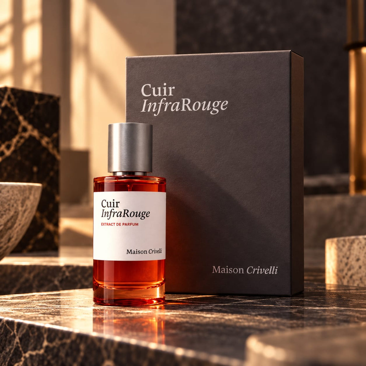 Maison Crivelli Cuir InfraRouge Extrait de Parfum – Unisex Fragrance 50ml