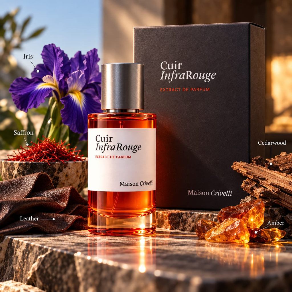 Maison Crivelli Cuir InfraRouge Extrait de Parfum – Unisex Fragrance 50ml