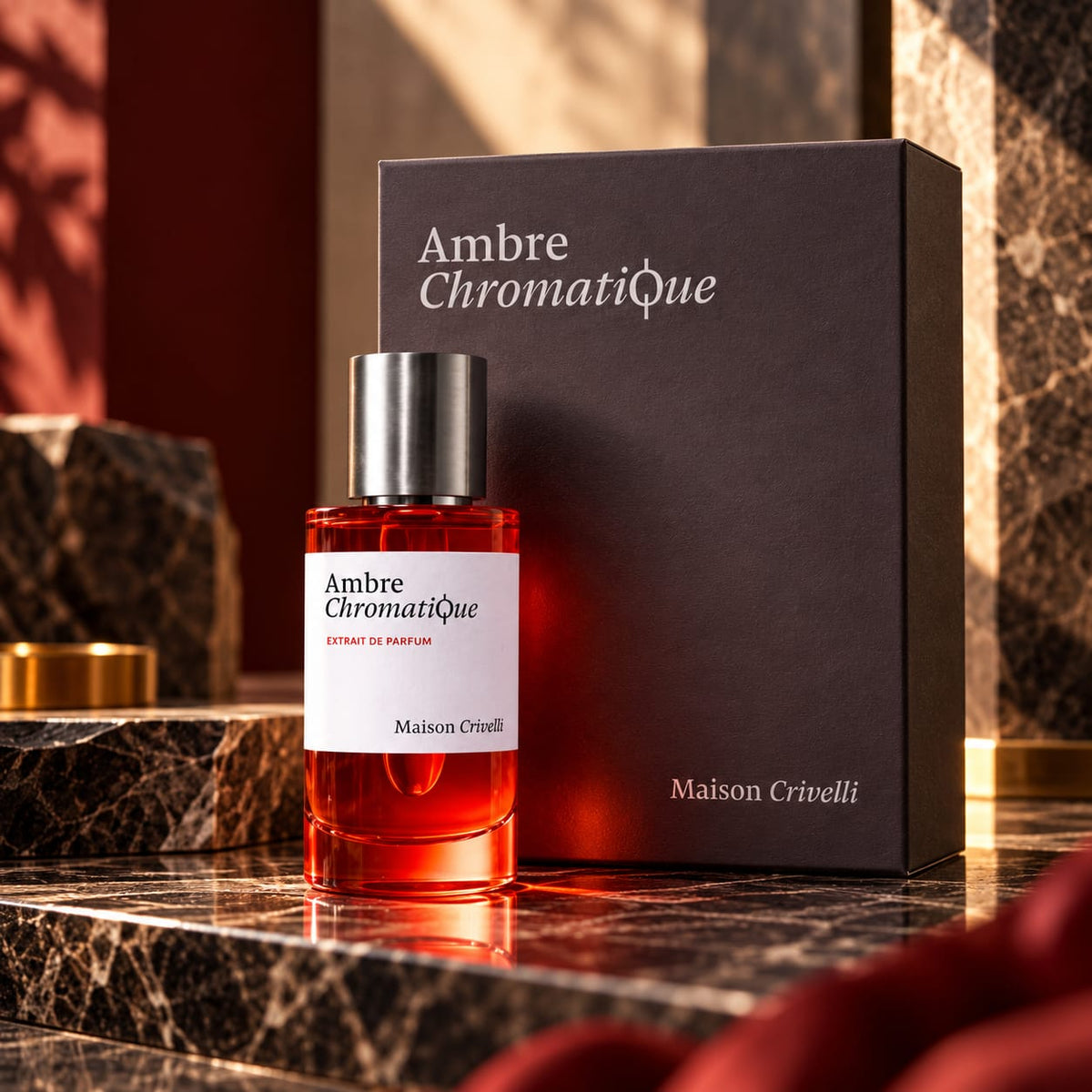 Maison Crivelli Ambre Chromatique Extrait de Parfum – Unisex Amber Fragrance 50ml