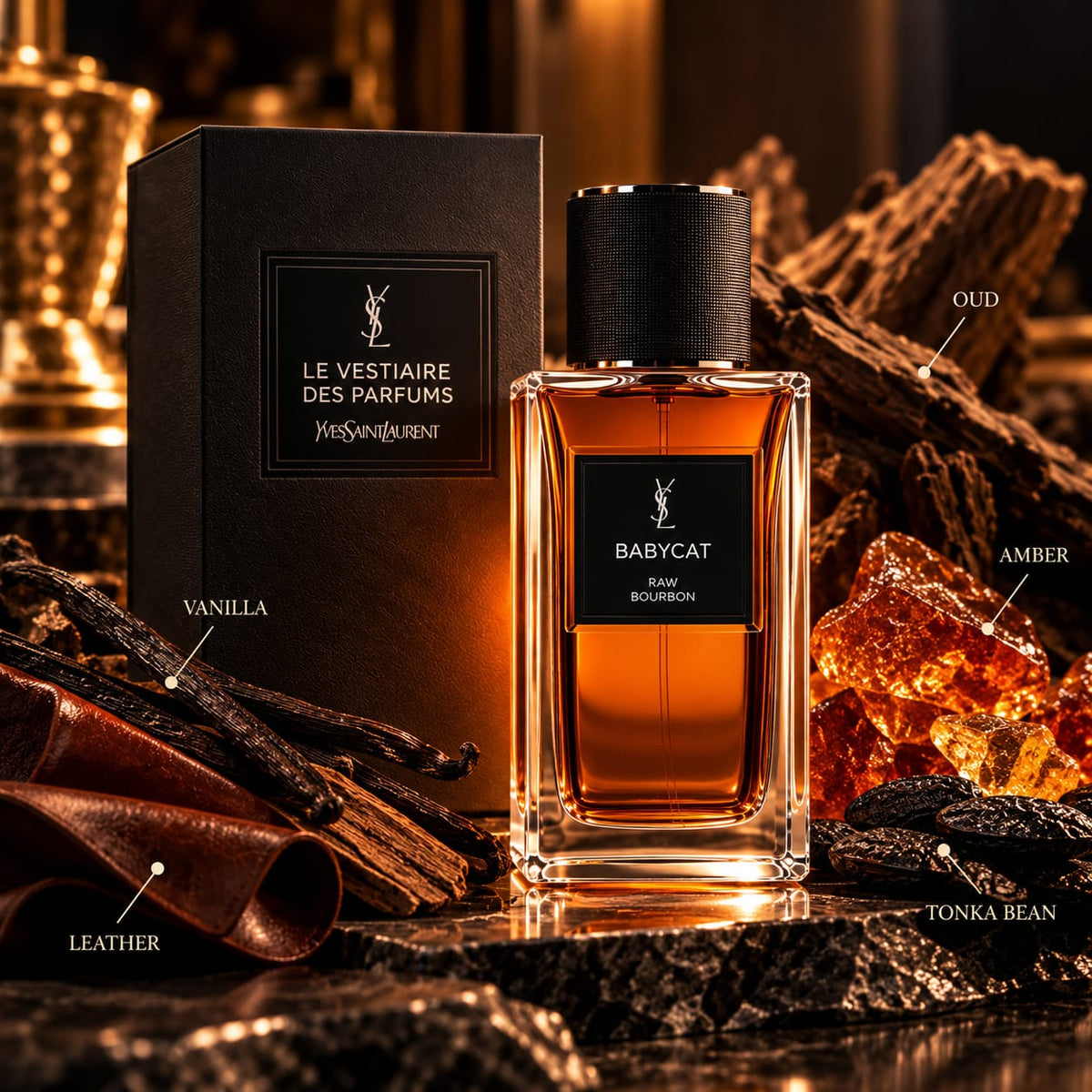 Yves Saint Laurent Babycat Raw Bourbon – Le Vestiaire des Parfums 100ml