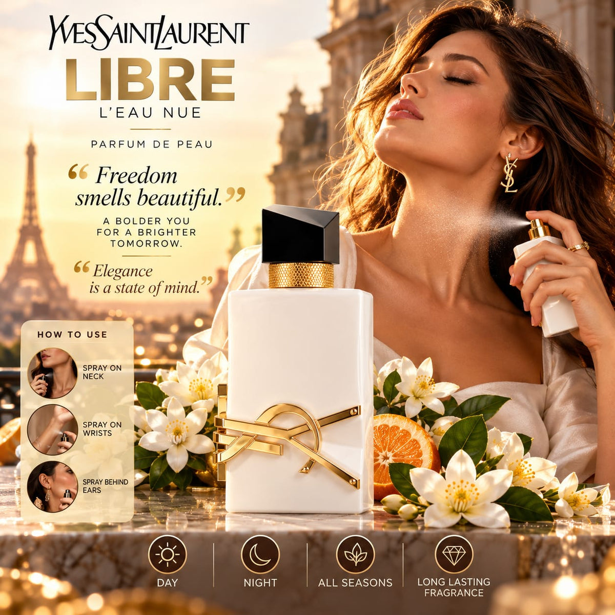 Yves Saint Laurent Libre L’Eau Nue Parfum de Peau – 100ml