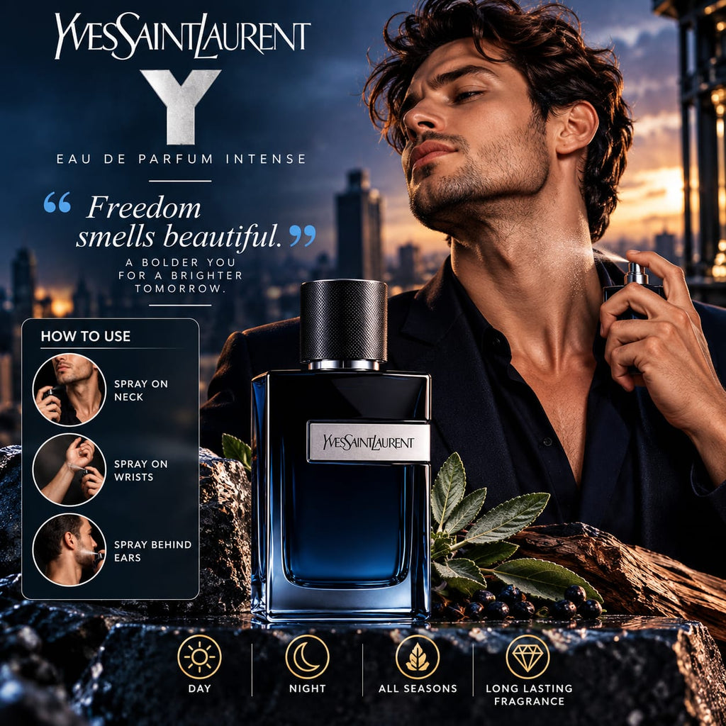 YSL Y Eau de Parfum Intense 100ml for Men